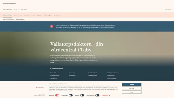 Vallatorpsdoktorn, Täby