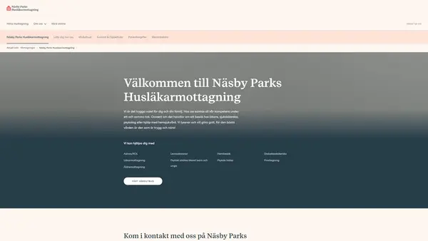 Näsby Parks husläkarmottagning, Täby