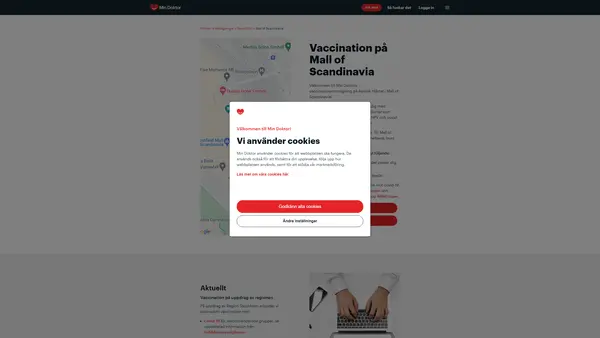 Min Doktor Kliniken Solna Mall of Scandinavia