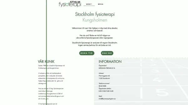 Sthlm Fysioterapi - Fredrik Thunberg Widerstrand, Fridhemsplan