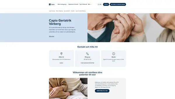 Capio Geriatrik Vårberg, Skärholmen
