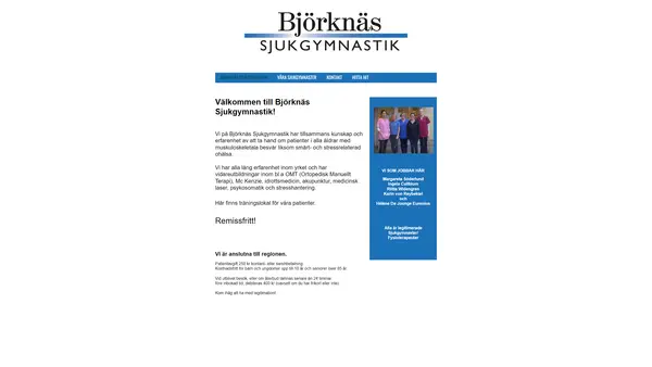 Björknäs sjukgymnastik - Ingela Cullblom logo