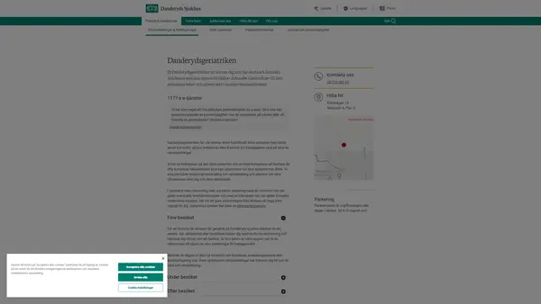 Danderydsgeriatriken, Danderyds sjukhus