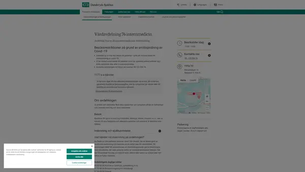 Vårdavdelning 76 Internmedicin, Danderyds sjukhus