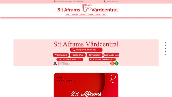 St Aframs Vårdcentral logo