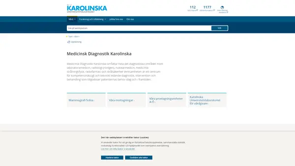 Karolinska Universitetslaboratoriet, Karolinska Universitetssjukhuset