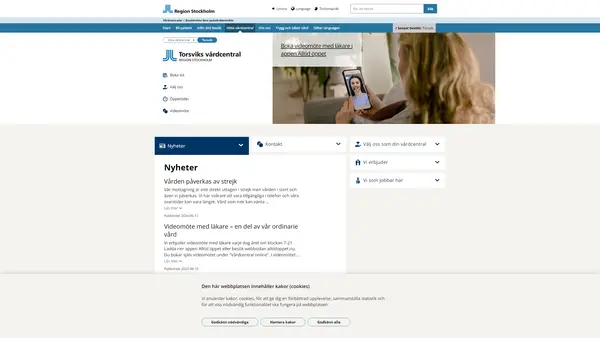 Torsviks vårdcentral psykisk hälsa barn och unga