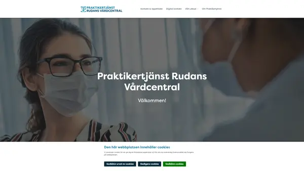 Praktikertjänst Rudans Vårdcentral logo