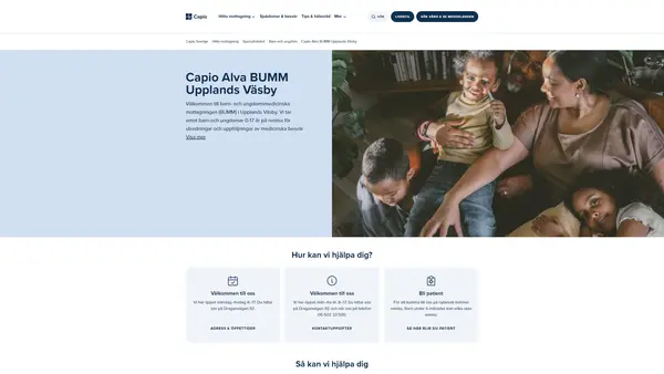 Capio Alva BUMM Upplands Väsby, Upplands Väsby