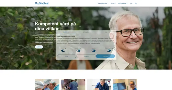 UroMedical Urologi Stockholm dagkirurgi öppenvård, Vasastan