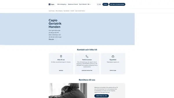 Capio Geriatrik Handen