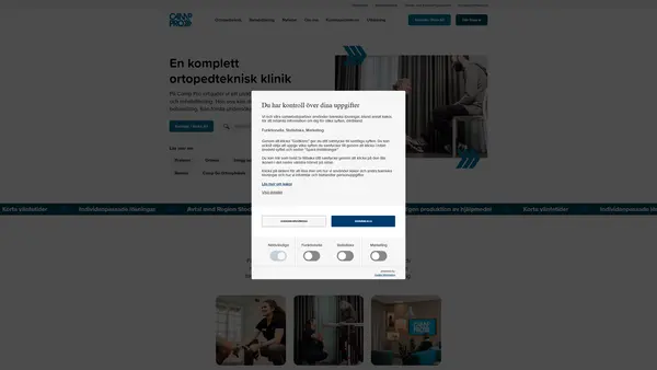 Camp Pro Ortopedteknik Södertälje