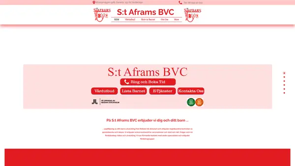 St Aframs BVC, Södertälje