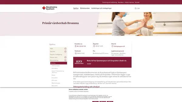 Specialistfysioterapi Bromma, Stiftelsen Stockholms Sjukhem
