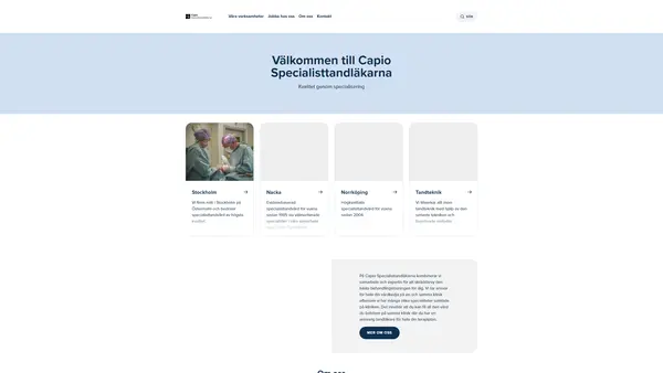Specialisttandläkarna Sophiahemmet, Östermalm
