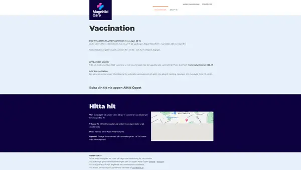 Magnhild Care - Vaccination