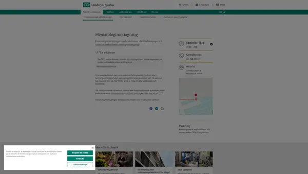 Hematologimottagning, Danderyds sjukhus