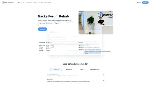 Nacka Forum Rehab - PVR