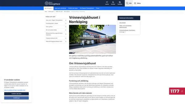 Vrinnevisjukhuset i Norrköping