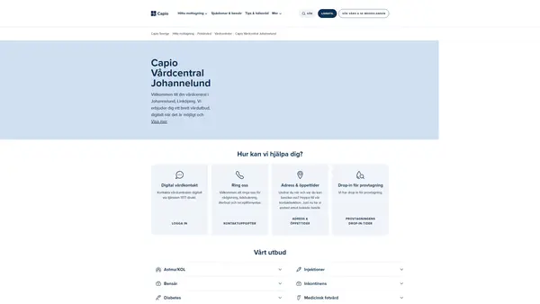 Capio Vårdcentral Johannelund AB, Linköping