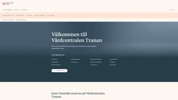 Vårdcentralen Tranan Tranås