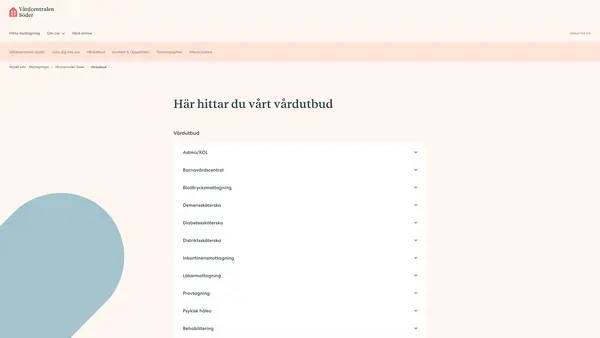 Barnavårdscentralen Prima Vård Söder, Växjö