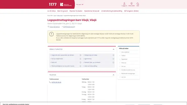 Logopedmottagningen barn Växjö, Växjö