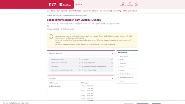 Logopedmottagningen barn Ljungby, Ljungby