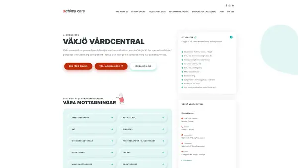 Vårdcentralen Achima Care Växjö, Växjö