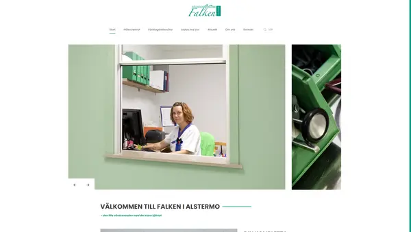 Vårdcentralen Hälsocentralen Falken logo