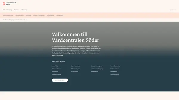 Vårdcentralen Prima Vård Söder, Växjö
