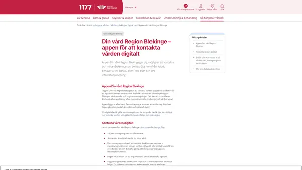 Din vård Region Blekinge