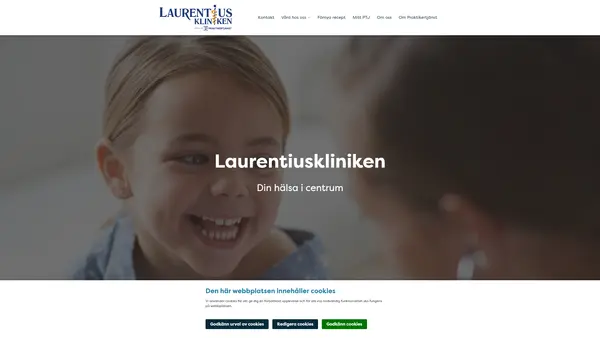 Läkarmottagningen Laurentiuskliniken, Falkenberg
