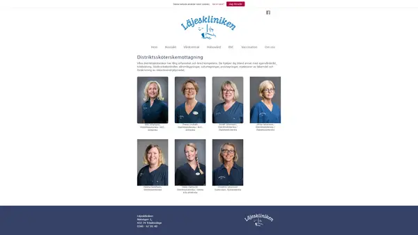 Distriktssköterskemottagningen Läjeskliniken, Träslövsläge