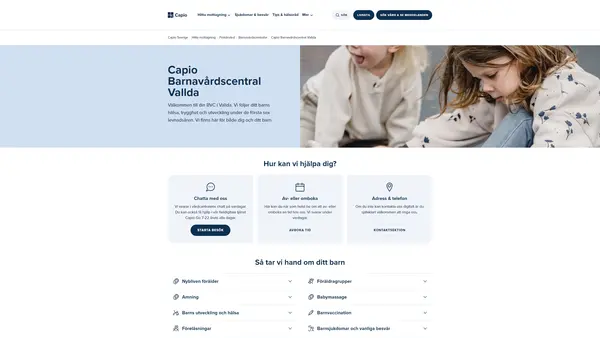 Barnavårdscentralen Capio Husläkarna Vallda
