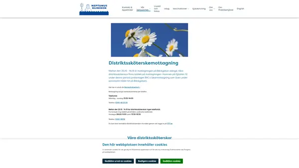 Distriktssköterskemottagningen Neptunuskliniken, Varberg