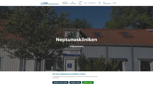 Sjuksköterskemottagningen Neptunuskliniken, Varberg