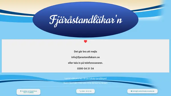 Fjäråstandläkarn Lindskogs Tandland AB, Kungsbacka