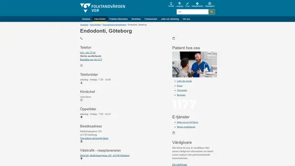 Specialistkliniken för endodonti Göteborg, Göteborg