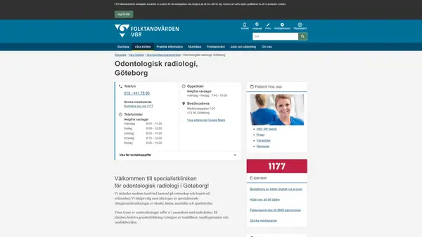 Specialistkliniken för odontologisk radiologi Göteborg, Göteborg
