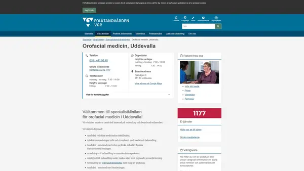 Specialistkliniken för orofacial medicin Uddevalla, Uddevalla