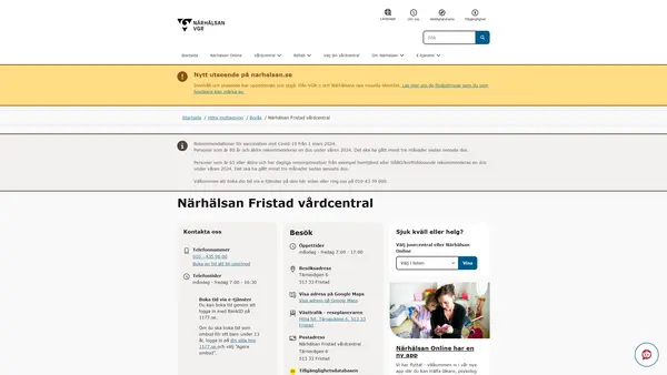 Närhälsan Fristad vårdcentral, Borås