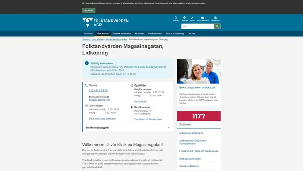 Folktandvården Magasinsgatan, Lidköping