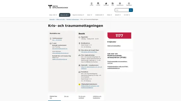 Kris- och traumamottagning, Göteborg