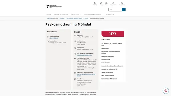 Psykosmottagning Mölndal logo