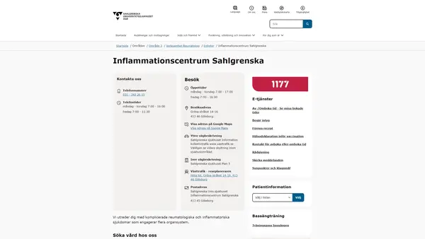 Inflammationscentrum Sahlgrenska, Göteborg