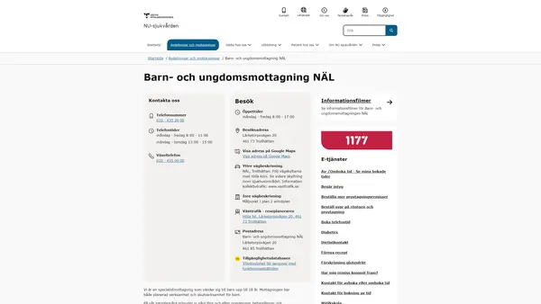 Barn- och ungdomsmottagning NÄL, Trollhättan