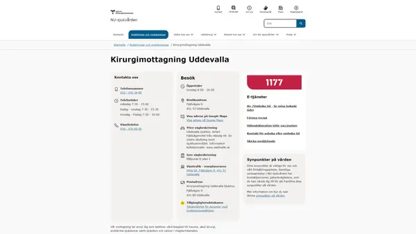 Kirurgimottagning Uddevalla Sjukhus, Uddevalla