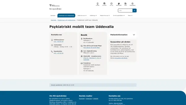 Psykiatri mobilt team Uddevalla