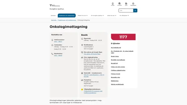 Onkologimottagning Kungälv, Kungälv